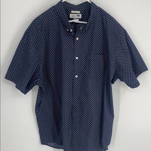 Navy blue old navy button up shirt